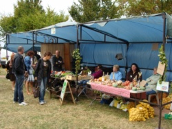 Un des nombreux stands