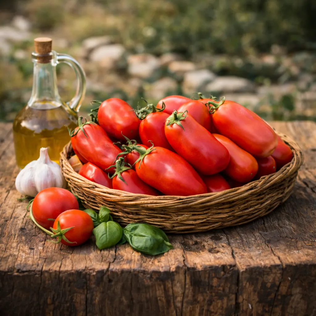 Tomates cultivées en Calabre sans origine locale : type San Marzano pour la sauce