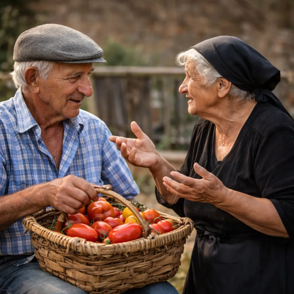 Transmission orale et synonymes : échange autour des récoltes de tomates en Calabre