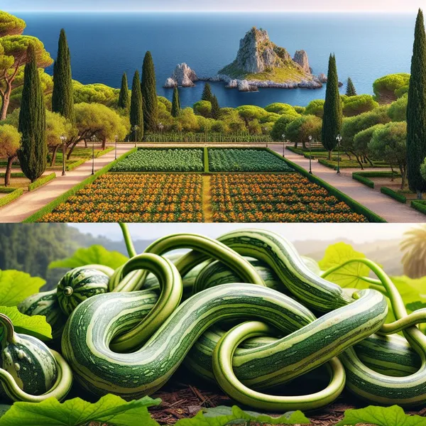 Zucca serpente courge de Sicile