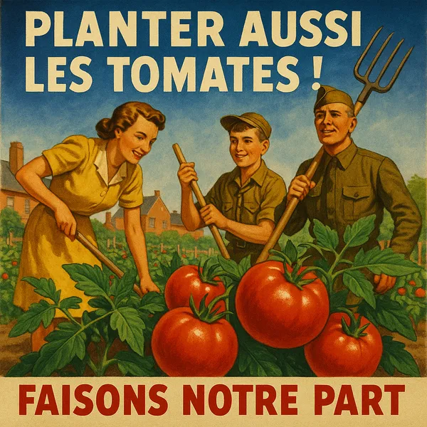 La tomate pendant les guerres : rationnement, production et propagande