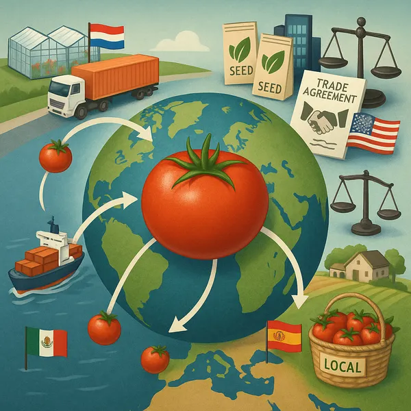 Mondialisation de la tomate : exportations, firmes semencières, enjeux géopolitiques