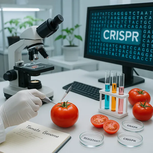 Nouvelles frontières de la tomate : génétique, CRISPR, résistances