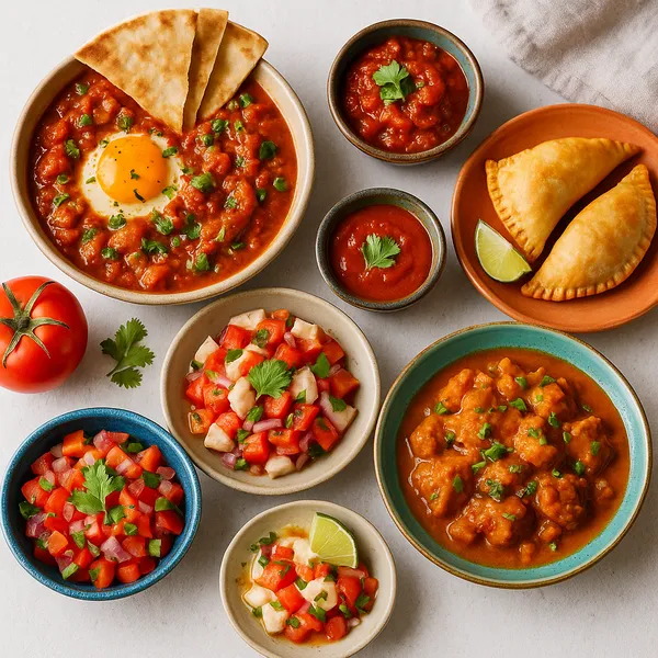 Plats du monde entier à base de tomate