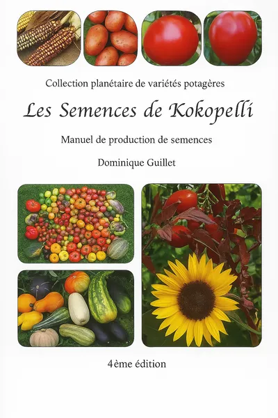 Couverture du catalogue Kokopelli 4em édition avec légumes anciens