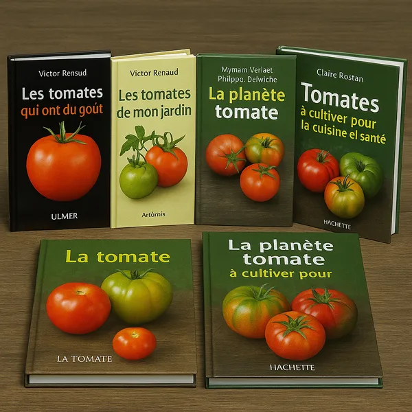 Livres d’experts et témoignages sur la tomate : Victor Renaud, Jean-Marie Polèse, Myriam Verlaet, Claire Rostan