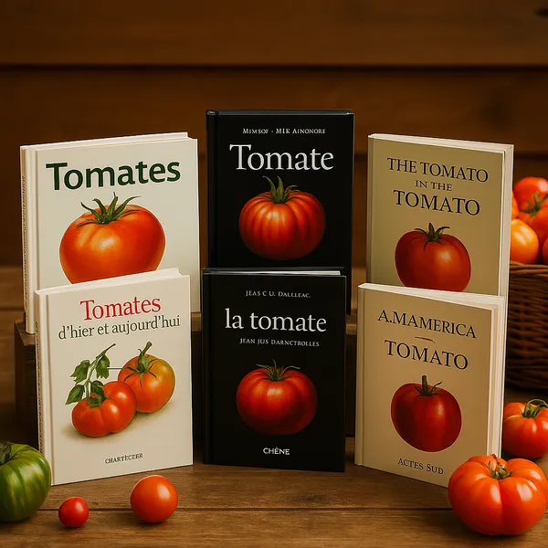 Monographies et ouvrages anciens sur la tomate : Eva Schumann, Louis Albert de Broglie, Mikanowski, Jean-Luc Danneyrolles, Andrew F. Smith, A.W. Livingston