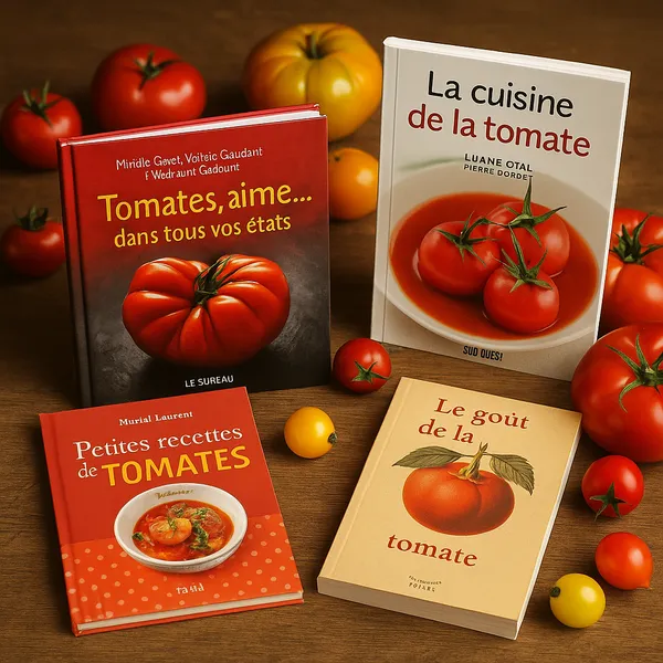 Livres originaux sur la tomate, mêlant recettes inattendues, anecdotes et approches littéraires