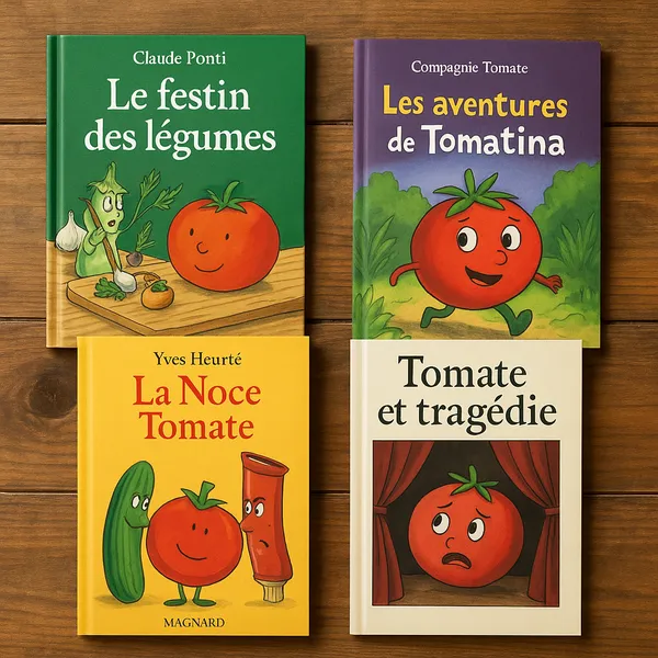 Pièces de théâtre inspirées par la tomate, entre humour et satire culinaire