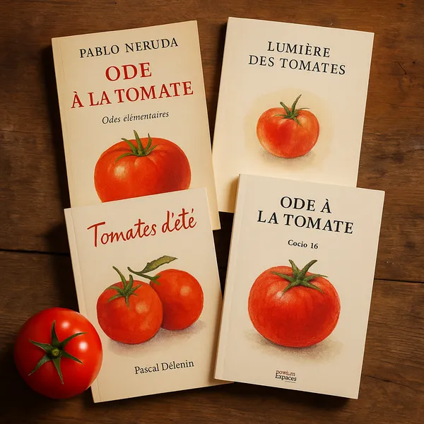 Essais, textes humoristiques et slam autour de la tomate, entre critique sociale et fantaisie