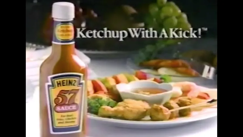Publicité Heinz 57 Ketchup With A Kick
