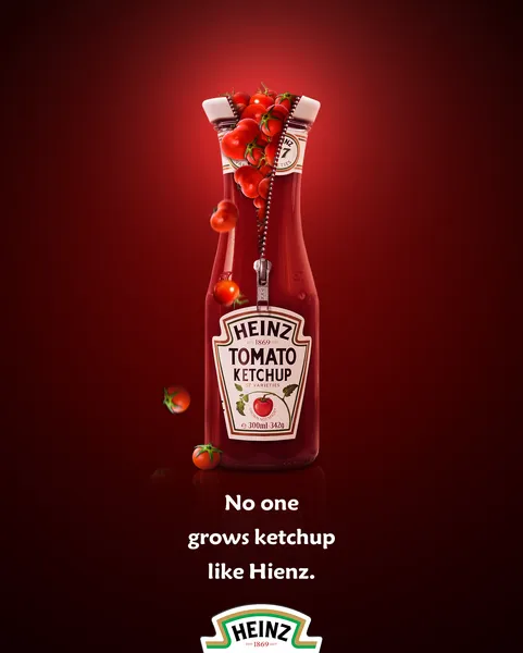 Publicité Heinz – No one grows ketchup like Heinz