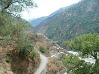 Aspromonte – Roghudi Vecchio au loin