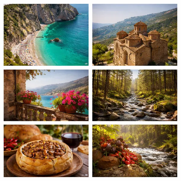 Paysages emblématiques de la Calabre entre mer Ionienne, villages perchés, montagnes et gastronomie locale