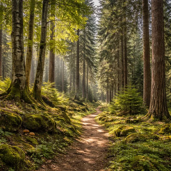 Forêts de la Sila composées de hêtres, sapins et pins laricio