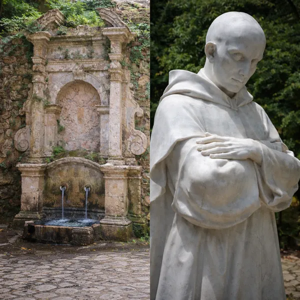 Fontaine de Saint Bruno et statue