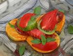 Tomate en salade