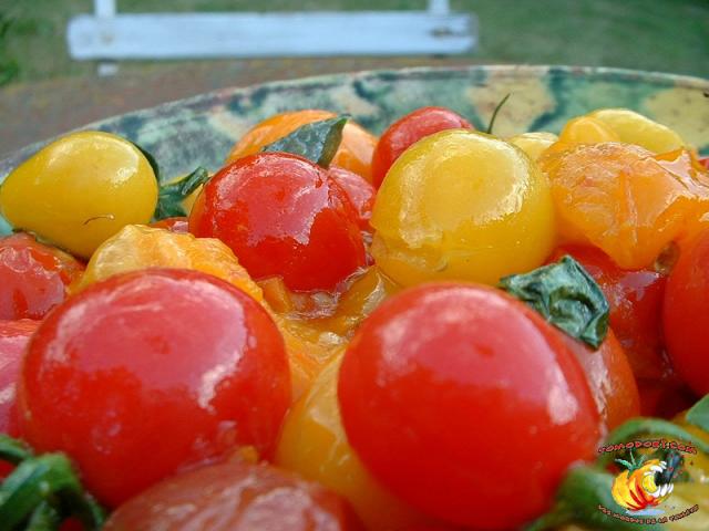 Tomates cerises cuisinées 