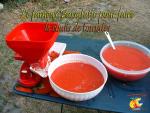 Le coulis de tomate fait au Passatutto 